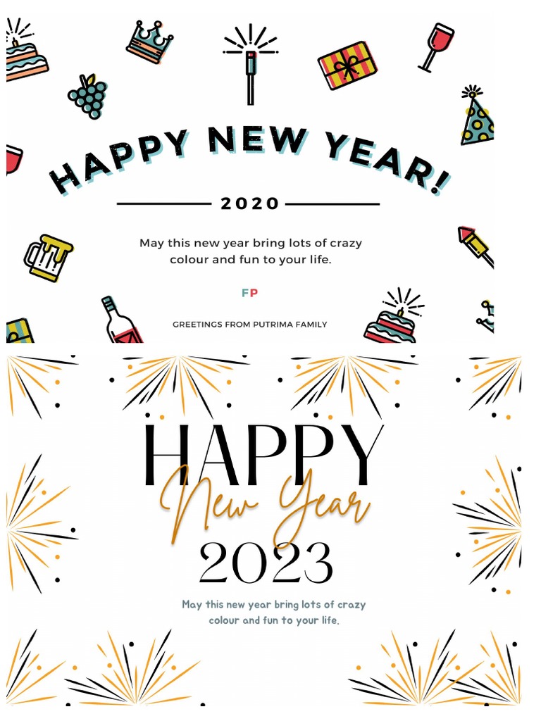 Kartu Ucapan Tahun Baru | PDF