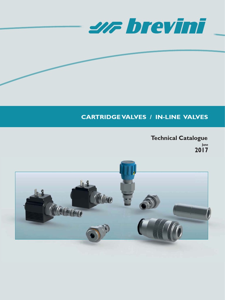 Cartridge Valves / In-Line Valves: Technical Catalogue | PDF