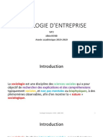 Sociologie D'Entreprise: Sjp2 Albin BEND Année Académique 2019-2020