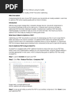 How To Optimize PDF Files Without Losing Quality