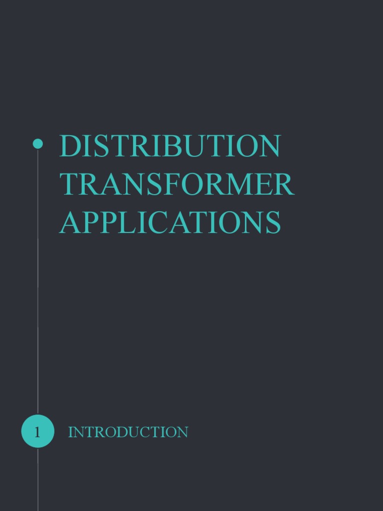 Distribution Transformer PDF Transformer Electric Power Distribution