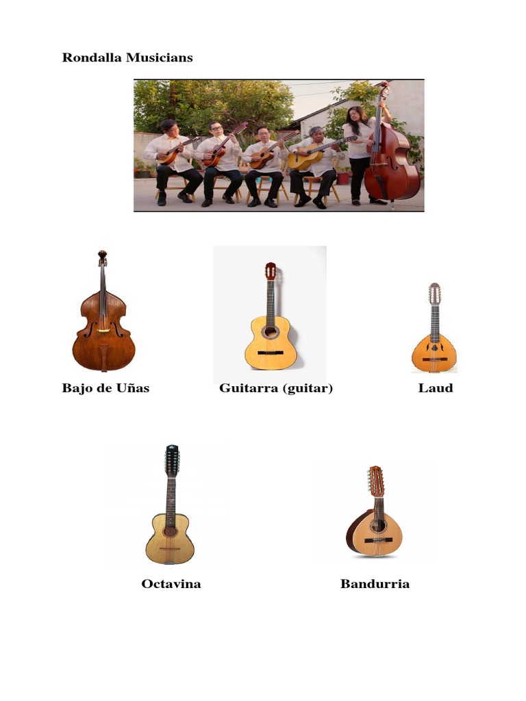 Rondalla & Drum Lyre Enthusiasts | PDF