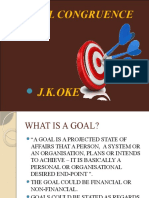 Goal Congruence: J.K.Oke