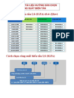 Caùch Choïn Coâng Suaát Bieán Taàn LS (IG5A)