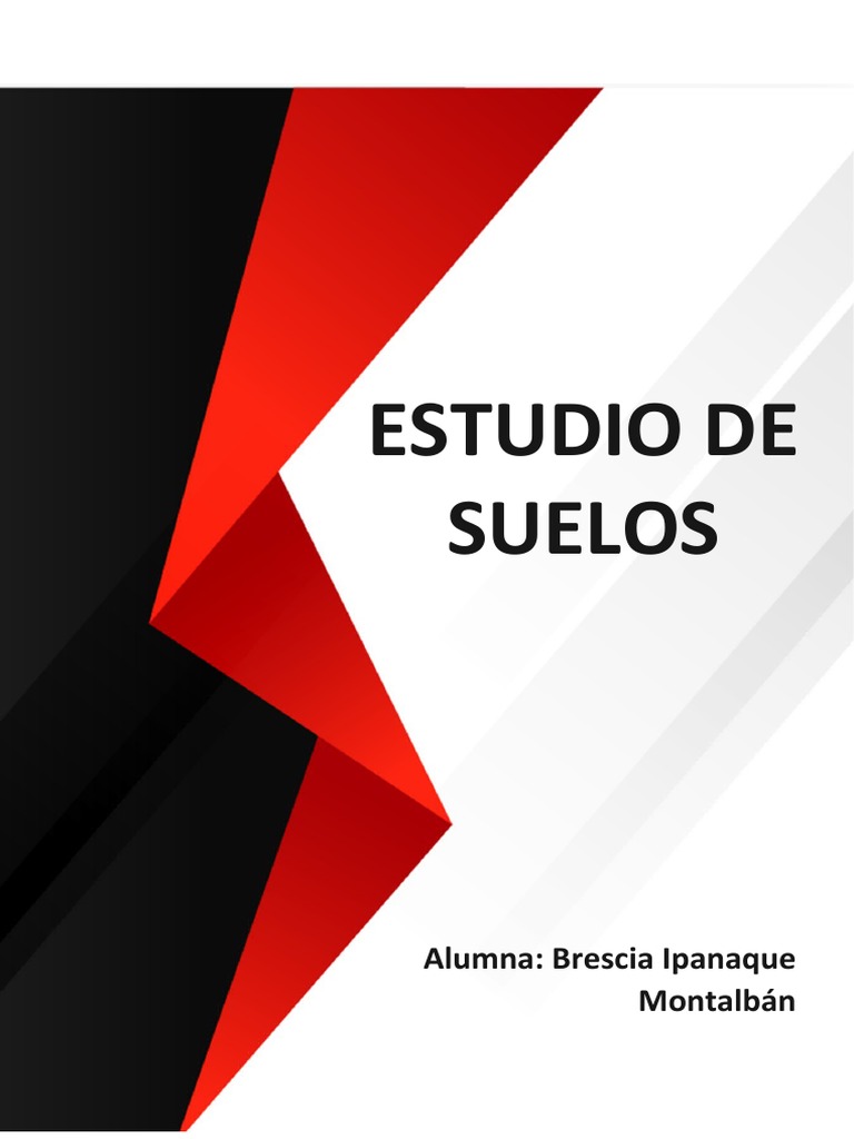 Estudio De Suelos Pdf