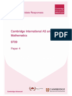 9709 Mathematics Paper4 Example Candidate Responses