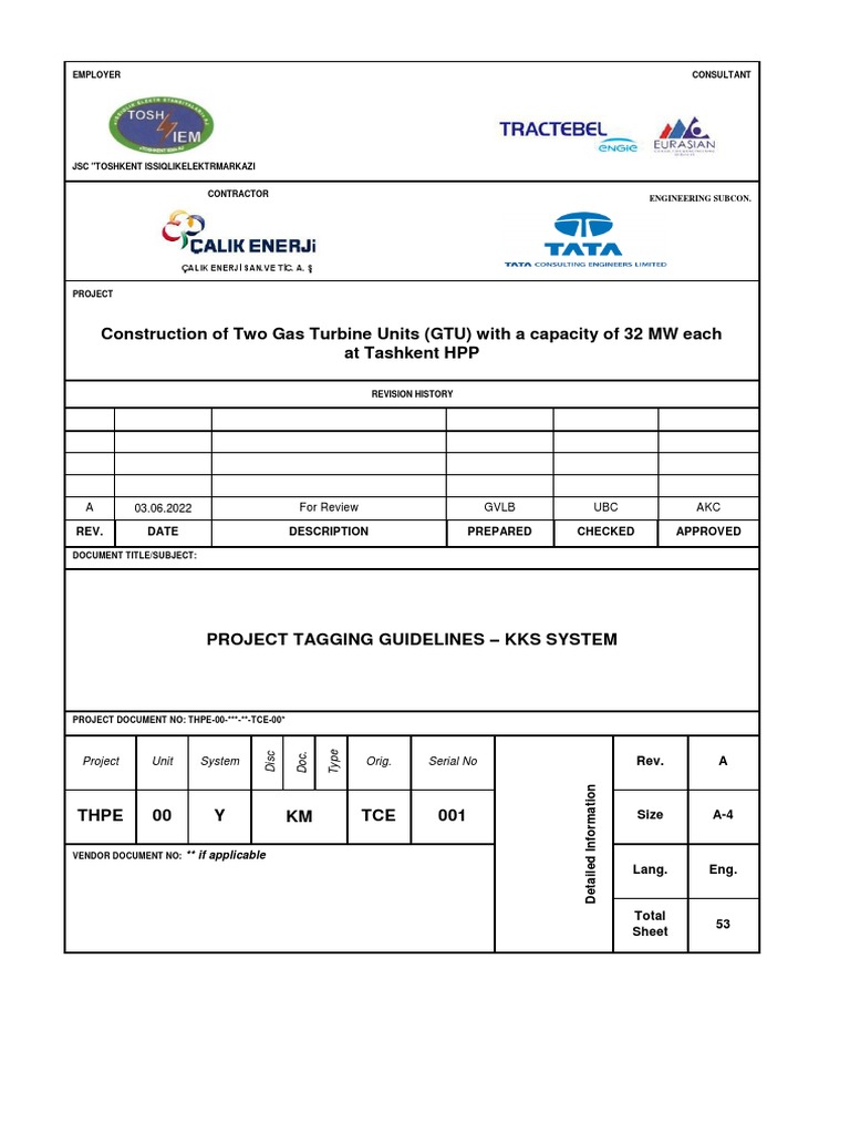 AttachmentB Project Tagging Guidelines KKS System PDF