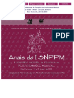 Anais do I Seminário Nacional de Pesquisa em Perfomance Musical - 2000