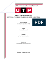 "Año Del Fortalecimiento de La Soberanía Nacional": Facultad de Ingeniería Carrera Profesional de Ingeniería Industrial