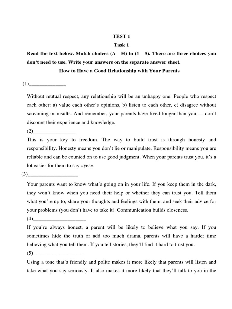 Building Strong Parent-Child Relationships | PDF