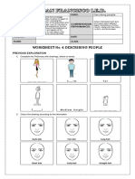 Describing People Worksheet