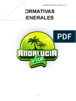 Normativas Generales - Andalucia Vice