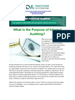 What Is The Purpose of Internal Auditing