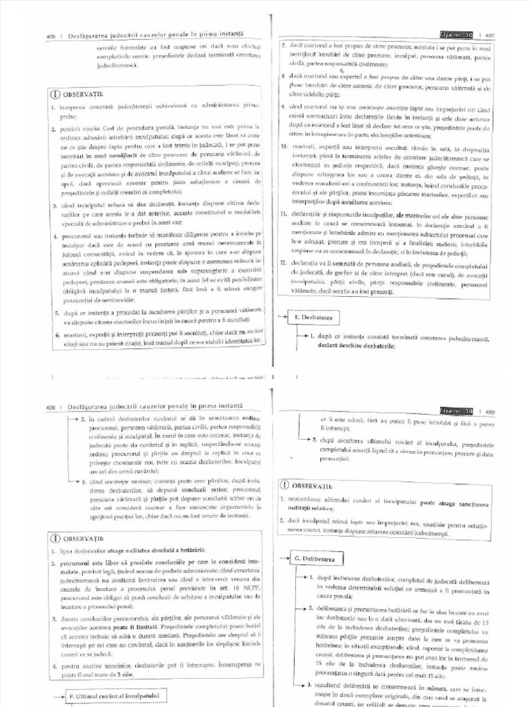 Fise de Procedura Penala Speciala | PDF
