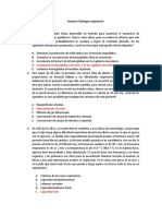 Examen Fisiología respiratoria