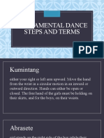 Fundamental Dance Steps and Terms