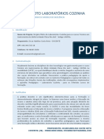 Projeto Piloto Laboratórios Cozinha: Laboratório Cozinha Básico E Modelo de Excelência