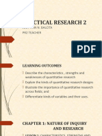 Practical Research 2: Judy Ann N. Balcita Pr2 Teacher