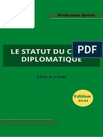 Statut Du Corps Diplomatique 2021