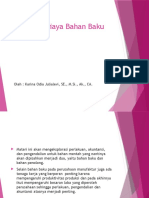 Akuntansi Biaya Bahan Baku: Oleh: Karina Odia Julialevi, SE., M.Si., Ak., CA