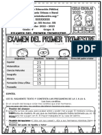 Examen Del Primer Trimestre