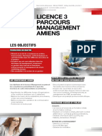 Licence 3 Parcours Management Amiens: Les Objectifs