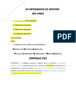 Sistemas Integrados de Gestion Iso 14001 - 2021