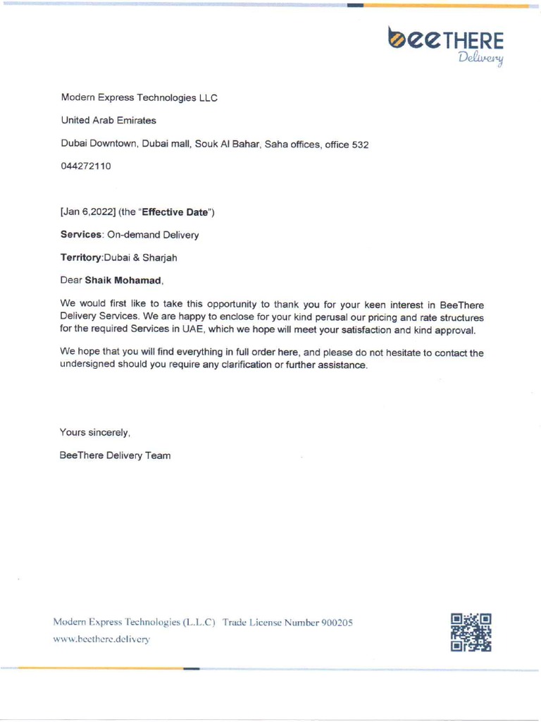 Contract | PDF