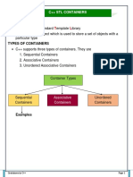 C++ STL Containers
