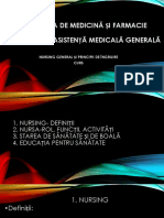 Facultatea de Medicină Și Farmacie Specialitatea Asistență Medicală Generală