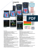 Schwingungsmessgeräte Vibration Meters 5.1.1: VM22 VM23 VM24 VM25