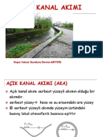 Açik Kanal Akimi: Hopa Yukarı Sundura Deresi-ARTVİN