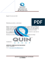 Carta Peticion Proveedores Quin Group