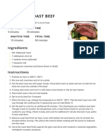 Air Fryer Roast Beef: Ingredients
