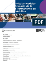 Diseño Curricular Modular Del Nivel Primario de La Educación Permanente de Jóvenes y Adultos