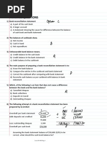 Bank Reconciliation Statement-2 MCQSFFD