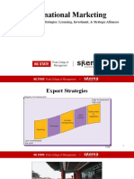 International Marketing: Global Market Entry Strategies: Licensing, Investment, & Strategic Alliances