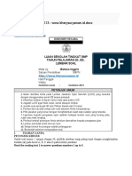 Soal US B.Ing SMP K13 - WWW - Kherysuryawan.id - Docx: Ujian Sekolah Tingkat SMP TAHUN PELAJARAN 20../20.. Lembar Soal