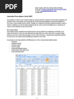 Download Upotreba Pivot Tabela u Excel 2007 by Saa Tadi SN64042953 doc pdf