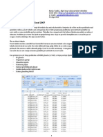 Upotreba Pivot Tabela U Excel 2007