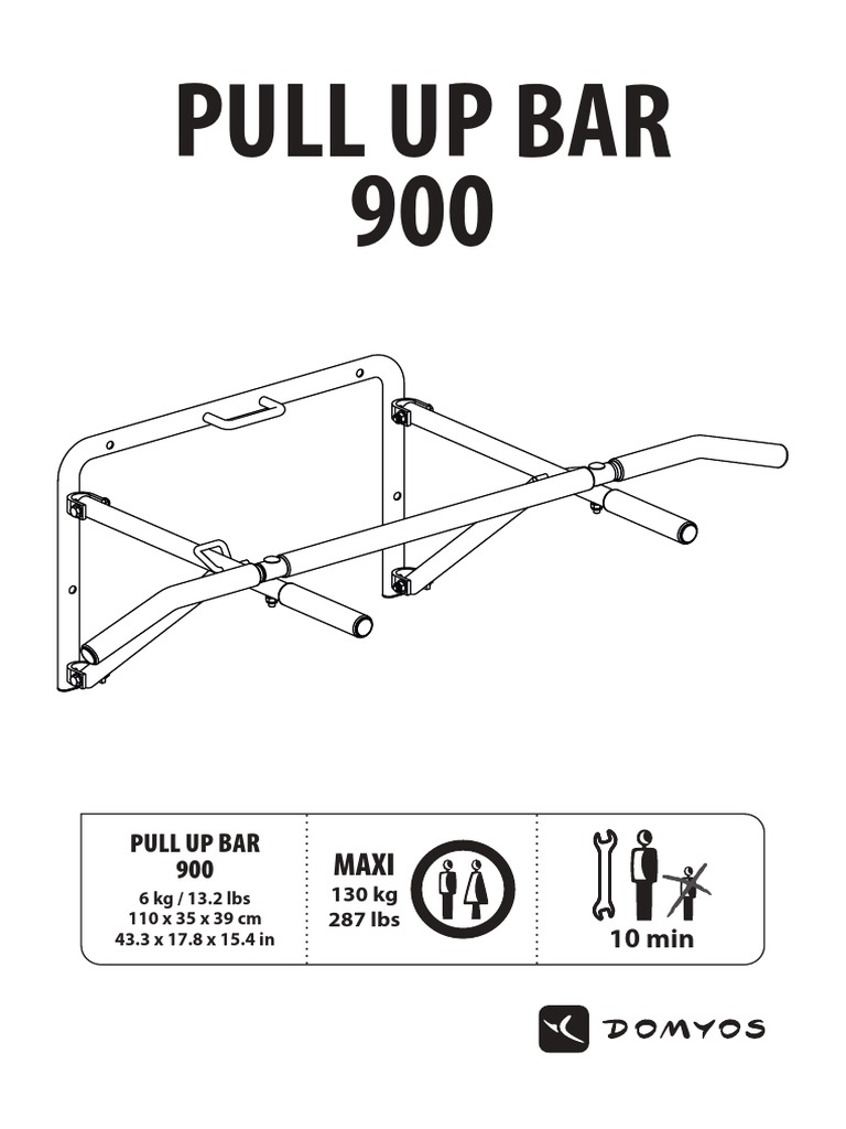 PULL UP BAR 900 Manual PDF