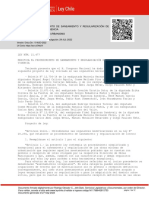 Modifica El Procedimiento de Saneamiento Y Regularización de Loteos Y Extiende Su Vigencia Ministerio de Vivienda Y Urbanismo