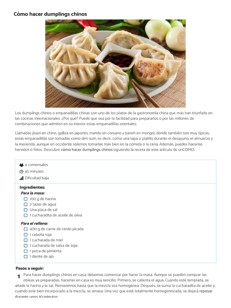 Domplin | PDF | Bola de masa hervida | Cocina europea