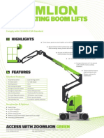 ZA10RJE Articulating Boom Lifts ZOOMLION