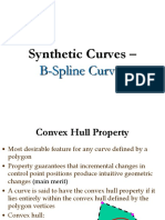 Synthetic Curves - B-Spline Curves: Local Control and Continuity