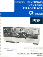 EH40-A MANUAL Torno Convencional