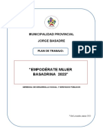 "Empodérate Mujer Basadrina 2023": Municipalidad Provincial Jorge Basadre