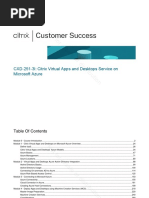 Not For Resale or Distribution: C XD-251-3I: Citrix Virtual Apps and Desktops Service On Microsoft Azure