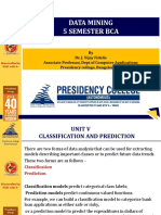 Data Mining 5 Semester Bca