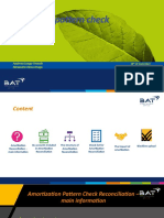 Amortization Pattern Check Reconciliation: Andreea Lungu-Tranole Alexandra-Elena Druga
